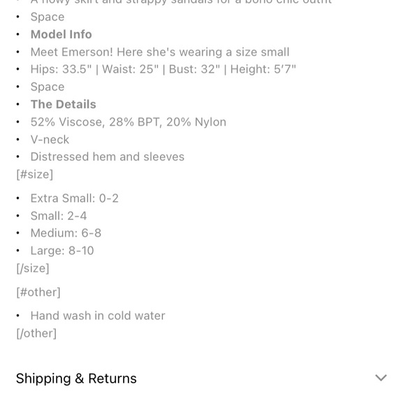 Rock N Rags Baby Blue Distressed Sweater with Star - Picture 4 of 4